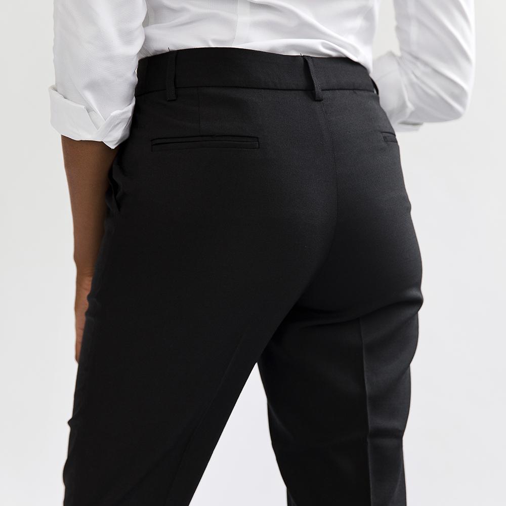 Formal Pants for Women Autumn Office Lady Style Work Wear Mid Waist  Straight Pants Business Design Trousers Women s491 - AliExpress